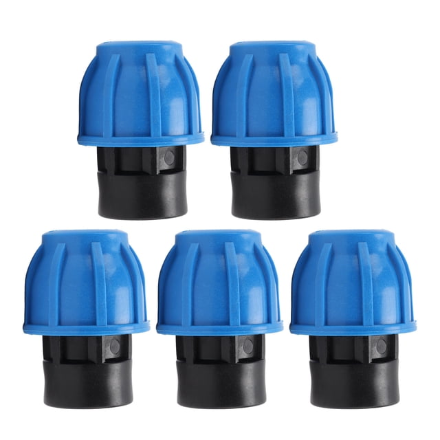 5PCS Plumbing Fittings Water Pipe Quick Connector Coupling Kit Female Thread Straight Through 25xG1/2