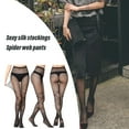 thumbnail image 5 of DTOWER Black Stockings Various Patterns Passionate Mysterious High Waist Cosplay Prop Fancy Dress Tights Sweet Gift Panty-hose, 5 of 7