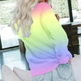 thumbnail image 4 of CaiJunJia Sweatshirts for Womens No Boundaries Women's Fall Tie dye Crewneck Sweatshirt Winter Long Sleeve Casual Drop Shoulder Pullover Tops, 4 of 6
