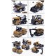 thumbnail image 4 of Vehículo De Construcción De Aleación A Escala 1:64, Juego De 5 Piezas Miniexcavadora Mezcladora Y Modelos (Juguete Resistente), 4 of 7