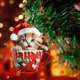 thumbnail image 5 of pstuiky Colgante navideño de gatitos adorables para coche, colgante acrílico de gato con gorro navideño, colgante de árbol de Navidad de gatitos, 5 of 5