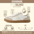 thumbnail image 2 of Cushionaire Balance Lace Up Women's Sneakers - Casual Tennis Shoes for Women with Memory Foam and Slip Resistant Outsole, 2 of 22