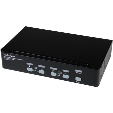 UPC: 0065030831369 | StarTech SV431DVIUAHR 4 Port USB DVI Dual Link KVM Switch with Audio