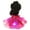 Hot Pink, variant on Petitebelle Single Color LED Lighting Puppy Dog Tutu (Hot Pink, Small)