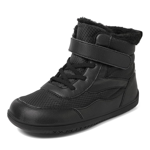 Fadezar Kids Snow Boots Boys Girls Lightweight Winter Boots Warm Barefoot Shoes for Toddler Kid