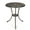 Bronze, variant on Patio Bistro Table, 24" Round Outdoor Coffee Table, Anti-Rust Outdoor Furniture with 2 Inch Umbrella Hole, Sturdy Iron Frame, for Backyard, Garden, Porch, Pool, Balcony