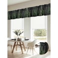 thumbnail image 6 of Green Forest Valances for Windows, Mysterious Primitive Forest Pine Tree Light Filtering Kitchen Curtains, Rod Pocket Window Valance Curtains for Living Room Bedroom, 60" W x 18" L, 2 Panels, 6 of 9