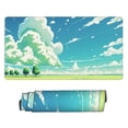 thumbnail image 2 of ZICANCN Gaming Mouse Pad, Forest Sky Anime Background Large Mouse Mat Desk Pad, Keyboard Mouse Mat, 15.8x29.5 inch, 2 of 9