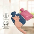 thumbnail image 4 of Sac d'Eau Chaude Remplissable d'Eau Chaude Fournitures d'Hiver Réutilisables Réchauffement Hiver PVC Mignon Dessin Animé Chaton Chauffe-Mains, 4 of 6