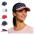 thumbnail image 1 of Gpoecd Baseball Hats for Men Patriotic for Adjustable Sun Visor for Outdoor Sports Womens Baseball Caps Blue,One Size, 1 of 5