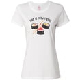 thumbnail image 3 of Inktastic Kawaii How I Roll Sushi Women's T-Shirt, 3 of 5
