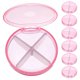 thumbnail image 2 of Pink Portable Round Pill Organizer for Travel Medication Storage 7Pcs, 2 of 4