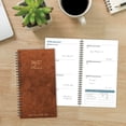 thumbnail image 3 of 2026-2027 Willow Creek Leatherlike Academic Planner, Camel, Weekly & Monthly, 3.5" x 6.5", 3 of 3