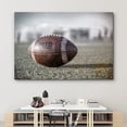 thumbnail image 3 of wall26 Canvas Print Wall Art Washed Out Retro Football Field Landscape Sports &amp; Fitness Athletes Photography Realism Boy's Bedroom Decorative Urban Rustic for Living Room, Bedroom, Office - 12&qu, 3 of 5