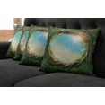 thumbnail image 2 of Ambesonne Tree Throw Pillow Cover 4 Pack, Enchanted Forest in Spring, 18", Green Pink Cocoa, 2 of 6