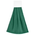 thumbnail image 7 of Haosy 2 Pack Kitchen Wash Cloths with Hanging Loops Absorbent Absorbent Quick Drying Hand Towels, Dark Green, 7 of 7