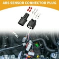 thumbnail image 2 of Conector de enchufe macho hembra de sensor ABS de 2 pines, terminal de cable impermeable para Toyota, 1 juego, 2 of 6
