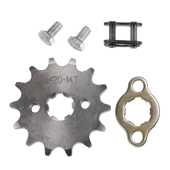 1 Set 420 14T 17mm Motorcycle Front Engine Sprocket for 50cc 70cc 90cc 110cc 125cc Dirt Pit Bike