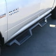 thumbnail image 2 of Westin Automotive Nerf Bar 56-13565 HDX; With Drop Down Steps; 3 Inch Square Straight; Powder Coated; Black; Mild Steel; With Welded End Caps; Rocker Panel Mount, 2 of 9