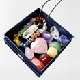 thumbnail image 2 of Colgante De Cristal Juego de colgantes con soporte de piedra de cristal hexagonal de 7 chakras adornos para el hogar de amatista Sywqhk Libre de BPA, 2 of 9