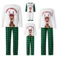 thumbnail image 1 of Conjunto de pijama navideño a juego para toda la familia de Fiomva, pijama navideño con diseño de árbol de Papá Noel para parejas y niños., 1 of 8