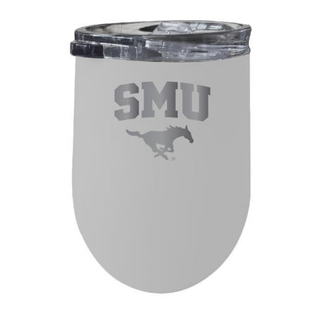 

R & R Imports ITWE-C-SMU20W Southern Methodist University 12 oz Insulated Wine Stainless Steel Tumbler White