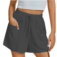 thumbnail image 2 of Tumotour Athletic Shorts For Women Summer Shorts Elastic High Waisted Shorts Wide Leg Pants Active Workout Shorts Biker Shorts Gym Shorts, 2 of 9