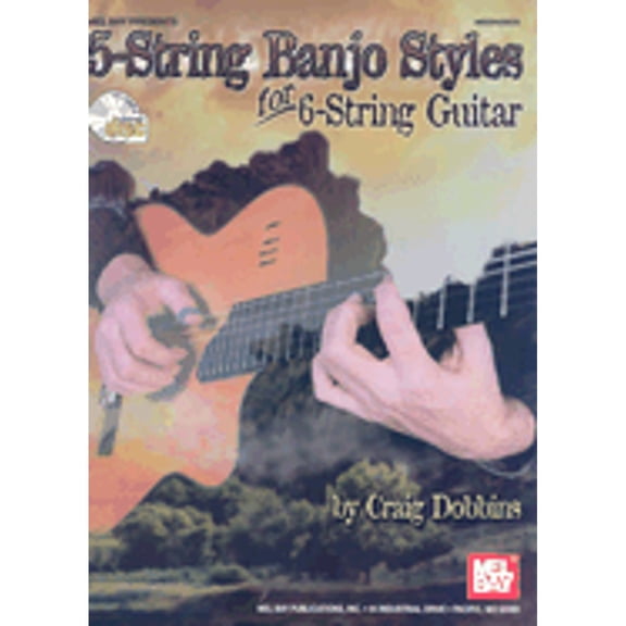 Pre-Owned Mel Bay 5-String Banjo Styles for 6-String Guitar, 9780786670086, 0786670088, Paperback, Pap/Com edition