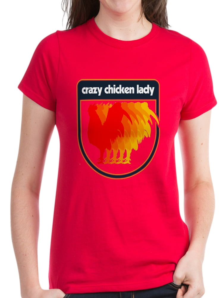 CafePress Crazy Chicken Lady Womens Dark Womens PJs