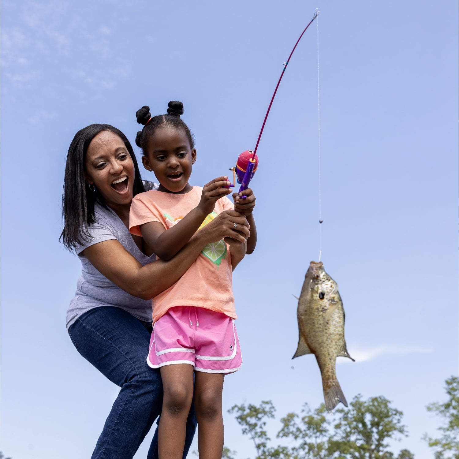 Kid Casters Dora Youth Fishing Rod and Reel Combo Set