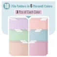 thumbnail image 2 of Carpetas para archivos Mr. Pen, 18 unidades, colores Morandi, tamaño carta, 2 of 7