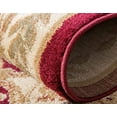 thumbnail image 5 of Unique Loom Versailles Collection Traditional Classic Medallion Motif Area Rug (2 7 x 10 0 Runner, Burgundy/ Ivory), 5 of 5