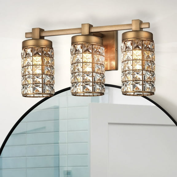 Luxury Mediterranean Bath Light, Antique Brass, ULB2463