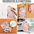 thumbnail image 6 of GZHJMY Panda Kitchen Dish Towel Set of 4, Super Absorbent Soft Drying Cloth Tea Bar Towels, 28"x 18", 6 of 6