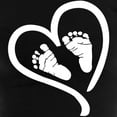 thumbnail image 3 of CafePress - Baby Heart (Maternity) Pajamas - Women's Dark Pajamas, 3 of 4