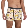 thumbnail image 5 of Men's Boxer Briefs, Cute Poodle Dog Funny Bones Soft Comfy Mens Underwear Boxer Briefs Breathable With Widen Waist, 5 of 7