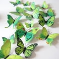 thumbnail image 4 of 12 pegatinas de pared de mariposa de PVCdecoración de mariposas para fiesta de bodaverde Ndcxsfigh Nuevos Originales, 4 of 6