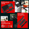 thumbnail image 7 of TEIPUERY Survival Kits, Survival Gear and Equipment 116-in-1, Emergency Kit with First Aid Kit, Tactical Pen, Fishing Kit, Headlamp for Camping, Hiking, Hunting, Gifts for Men, Women, Dad Christmas, 7 of 7