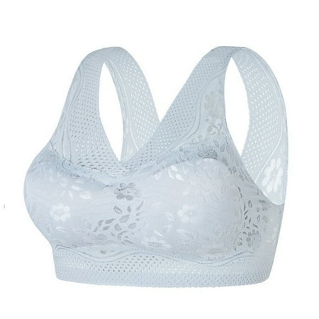 

Women Floral Bra Breathable and Thin for Home Leisure XL Pale Mauve