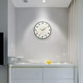 thumbnail image 3 of Falling Leaves Pattern Wall Clock Modern Decor Acrylic Clock Golden Hands 9.5in, 3 of 12