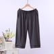 thumbnail image 1 of WILLBEST Pantalones Casuales para Mujer, Ligeros, Suaves, de Pijama, Sueltos, con Cordón y Bolsillos, Cómodos y con Estilo para Uso Diario. XXXXL, 1 of 5