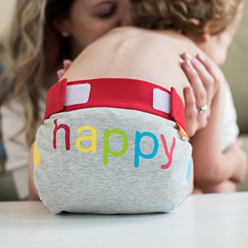 Gdiapers Happy Gpants Baby Diapers, Heather Gray, Medium - image 2 of 3