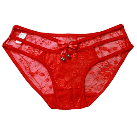 Midwennn Women Sexy Tassel Mesh Briefs Hollow Out Panties Crochet Lace Up Panty Thongs G String Lingerie Underwear Women s Briefs Sexy
