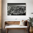 thumbnail image 3 of Elephant Stock Manhattan In Monochrome Wall Art - Horizontal Canvas Wall Art - Living Room Wall Decor - Places Canvas - Black And Gray Decor - 45" x 30", 3 of 8
