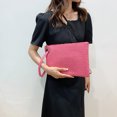 thumbnail image 4 of Bolsa de mano de cuero para mujer cartera de mano pequeña Ehuebsd y elegante para ir de compras o de viaje, 4 of 9