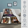 thumbnail image 5 of Custom Blanket Gifts for MOM, Customized Blankets with Photos, Make a Personalized Bed Throws to My Mom for Mothers Day, Custom Souvenir Throw Blanket for Best Mom Ever Blankets, 5 of 5
