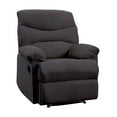 thumbnail image 6 of Oakwood Woven Fabric Recliner, Black, 6 of 9