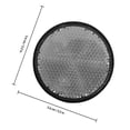 thumbnail image 2 of Tineasur 20Pcs Durable Plated Silver Plastic Motorcycle Reflective Warning Reflectors Round Design, 2 of 8