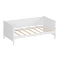 thumbnail image 7 of Twin Size Daybed with Trundle, Solid Wood Daybed Frame for Kids Teens Guests, Space Saving Twin Bed for Bedroom, 7 of 7