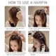 thumbnail image 5 of 8 pinzas para el pelo trenzadas para mujeres, pinzas para el pelo trenzadas con piedras de cristal brillantes, pinzas para el pelo para mujeres y niñas, 5 of 5